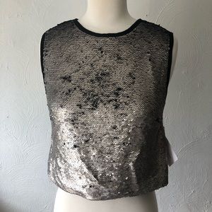 Stella Luce Sequin Crop Top